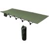 Portable Folding Outdoor Camping Cot Bed, Wide and Comfortable, Breathable, Can Carry 150 kg, with Storage Bag, Travelling, Mountaineering, Hiking