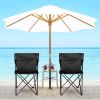 YSSOA Portable Folding Camping Chair with Carry Bag for Adults, Collapsible Anti-Slip Padded Oxford Cloth Stool for Beach, Hiking, Fishing, Gardening