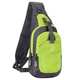 Chest Crossbody Bag Shoulder Bag for Men Travel Sports Gym (Type: Sports Bag, Color: green)